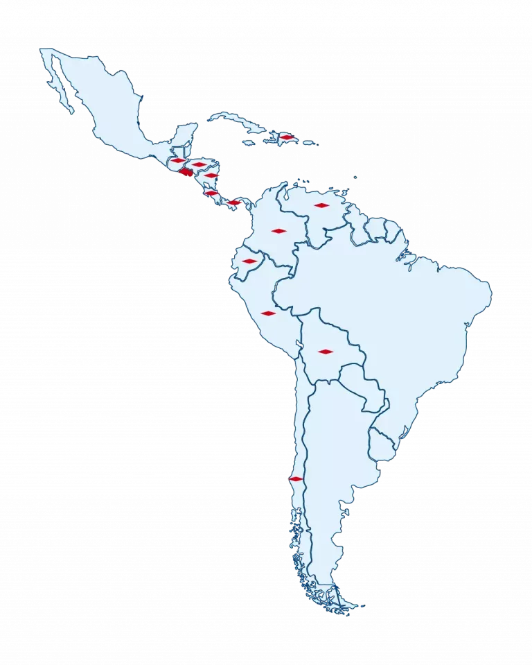 Mapa Distribuidores Latam
