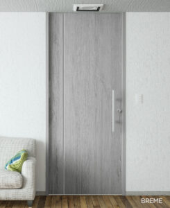 Puerta de madera doble altura Breme