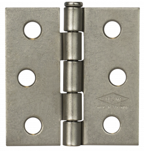 Bisagra nudo 3 x 3, cabeza plana,hierro,calibre 16, sin tornillo, trio. X 3 und