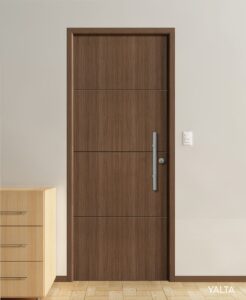 Puerta de madera doble altura Yalta