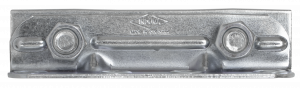 Grapa cama luna de miel  4 1/2", zincada, calibre 14, sin tornillo. X 4 und