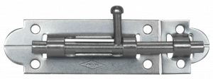Pasador alemán 1 1/2", zincado, calibre 18, con tornillo