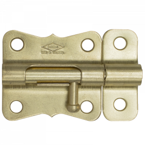 Pasador sueco 2 1/2", latonado, calibre 18, con tornillo.