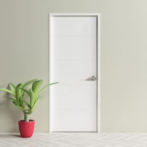 Puerta metalica mono panel Induma