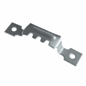 Soporte cuadrado 1 1/2", zincada, calibre 22.