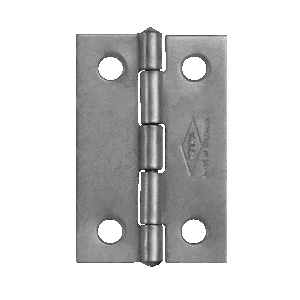 Bisagra común 2 1/2", hierro, calibre 20, sin tornillo.