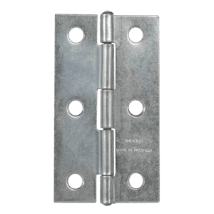 Bisagra común 2", zincada, calibre 20, con tornillo.