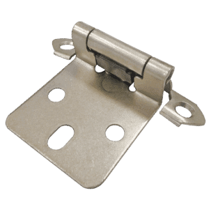 Bisagra golpe 2"x1 1/2", níquel satin, calibre 18, con tornillo. X 2 und
