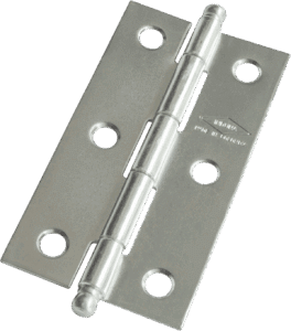 Bisagra mueble 3", zincada, calibre 18, con tornillo.