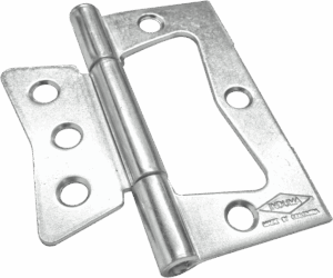 Bisagra omega  3", zincada, calibre 14, con tornillo,trio. X 3 und