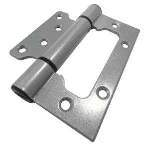 Bisagra omega 3" en aluminio, gris, sin tornillo.