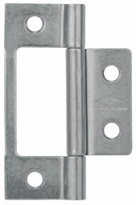 Bisagra omega  3 x 1, zincada, calibre 16, con tornillo, trio. X 3 und
