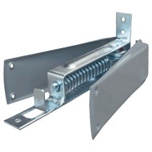 Bisagra piso vaiven 9 1/2", aluminizado, con tornillo.