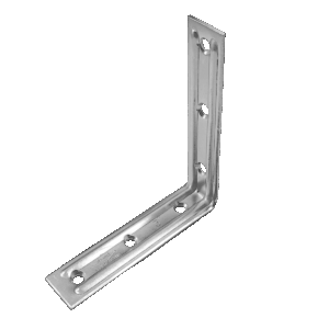 Escuadra refuerzo 3" zincada calibre 14.