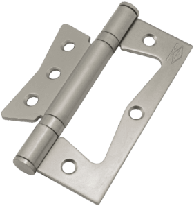 Bisagra omega 4", niquel satin monarca, calibre 12, con tornillo.