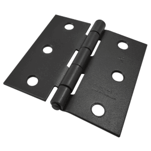Bisagra nudo 3x3  cabeza plana, gris pizarra, calibre 16, con tornillo trio x 3 und