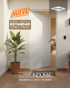Puerta metálica estándar DOBLE PANEL