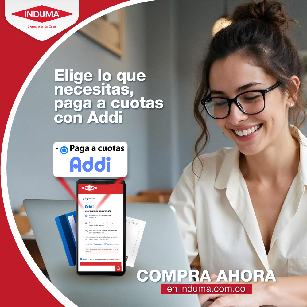 ¡En INDUMA ya puedes pagar con Addi!