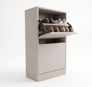 Zapatero abanico organizador de calzado hasta 8 pares-50 × 95 × 28 cm.